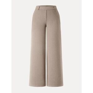 OGL FuzzLuxe Stretchy Mid Rise Straight Leg Pull-on Pants with Pockets SIZE M